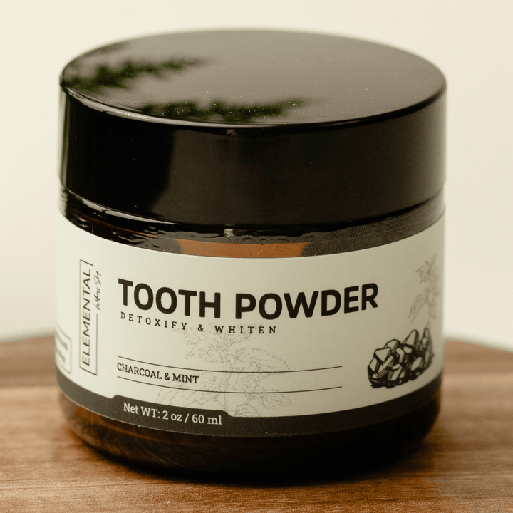 Herbal Remineralizing Tooth Powder natural fluoride-free care