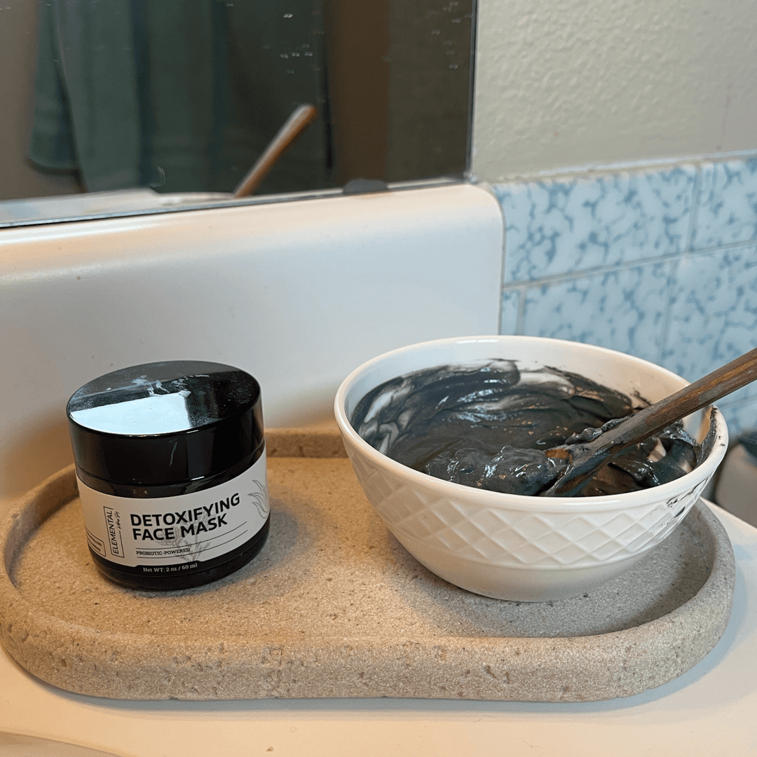 Detoxifying Face Mask charcoal probiotic deep cleansing