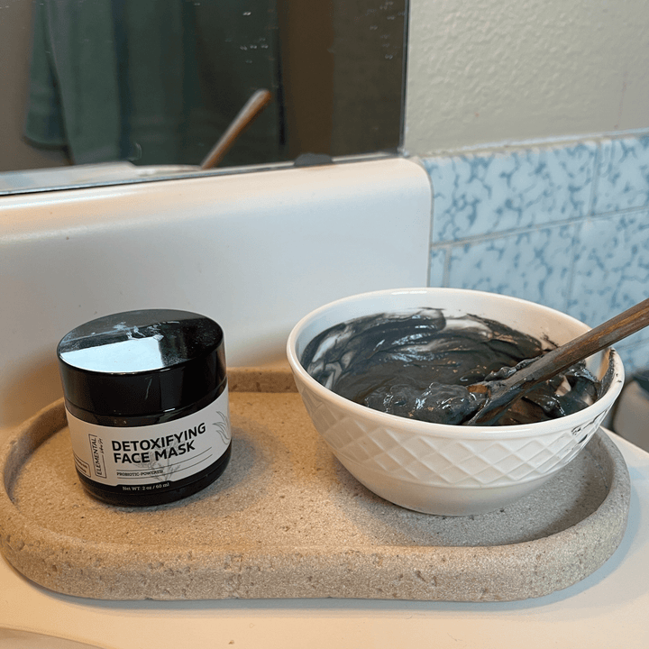 Detoxifying Face Mask charcoal probiotic deep cleansing