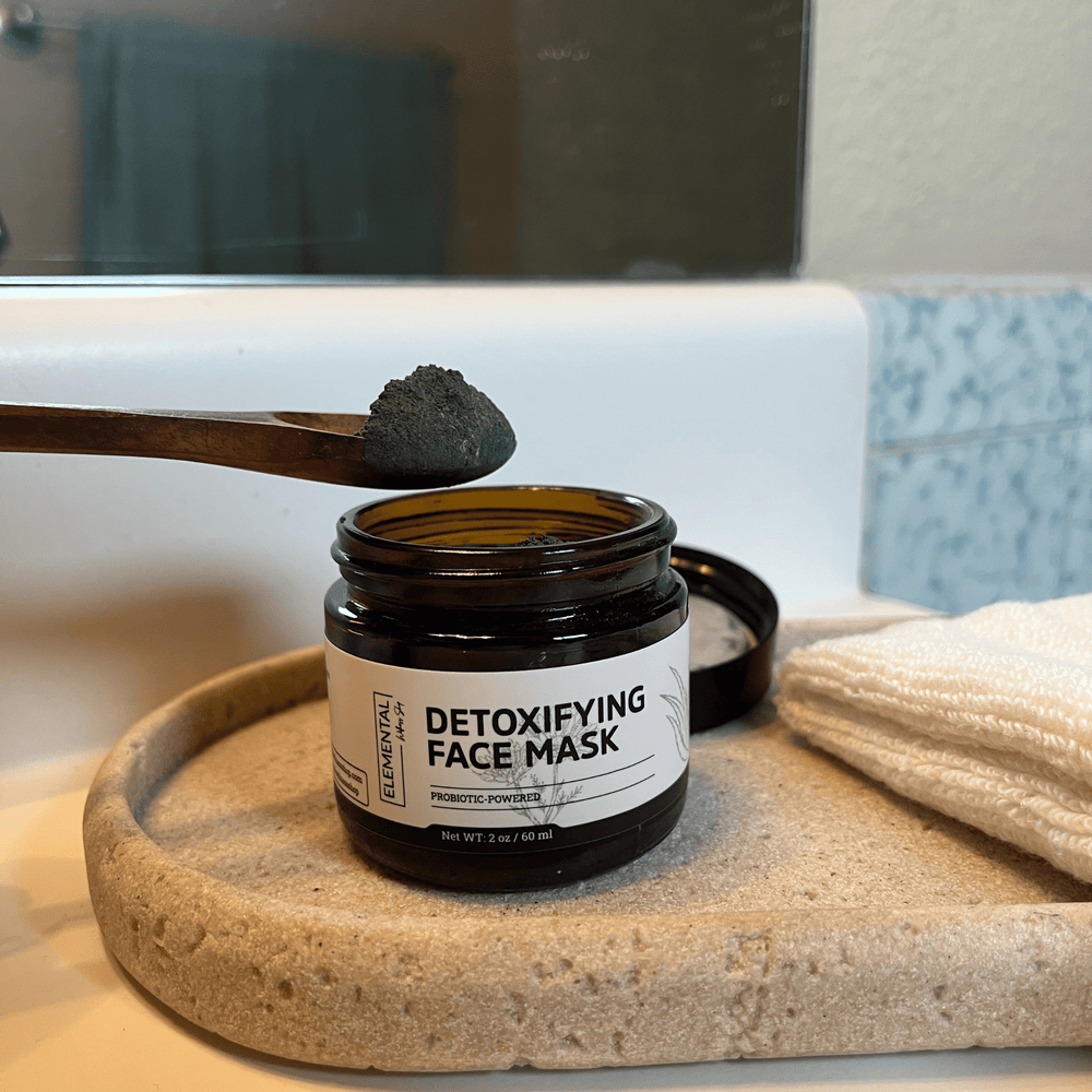 Detoxifying Face Mask charcoal probiotic deep cleansing