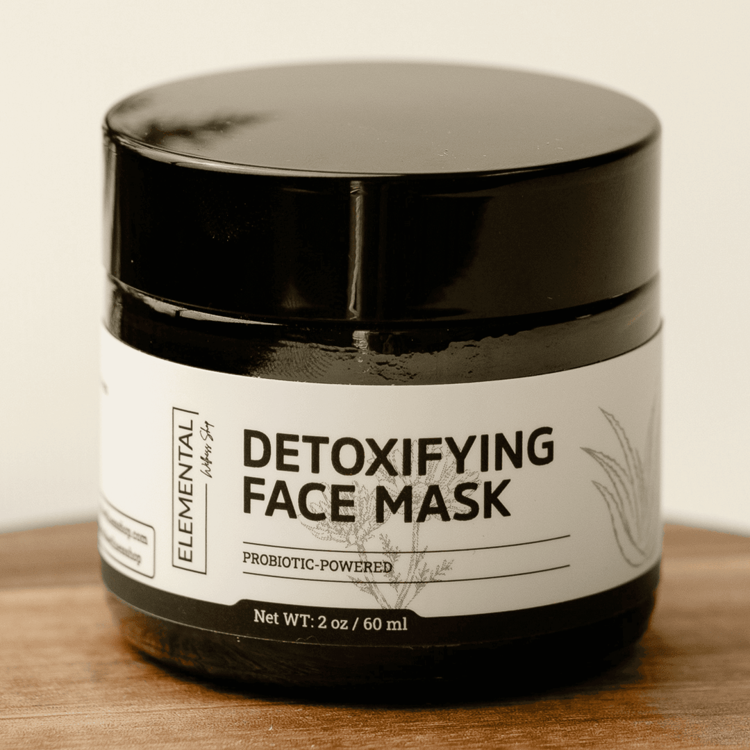 Detoxifying Face Mask charcoal probiotic deep cleansing
