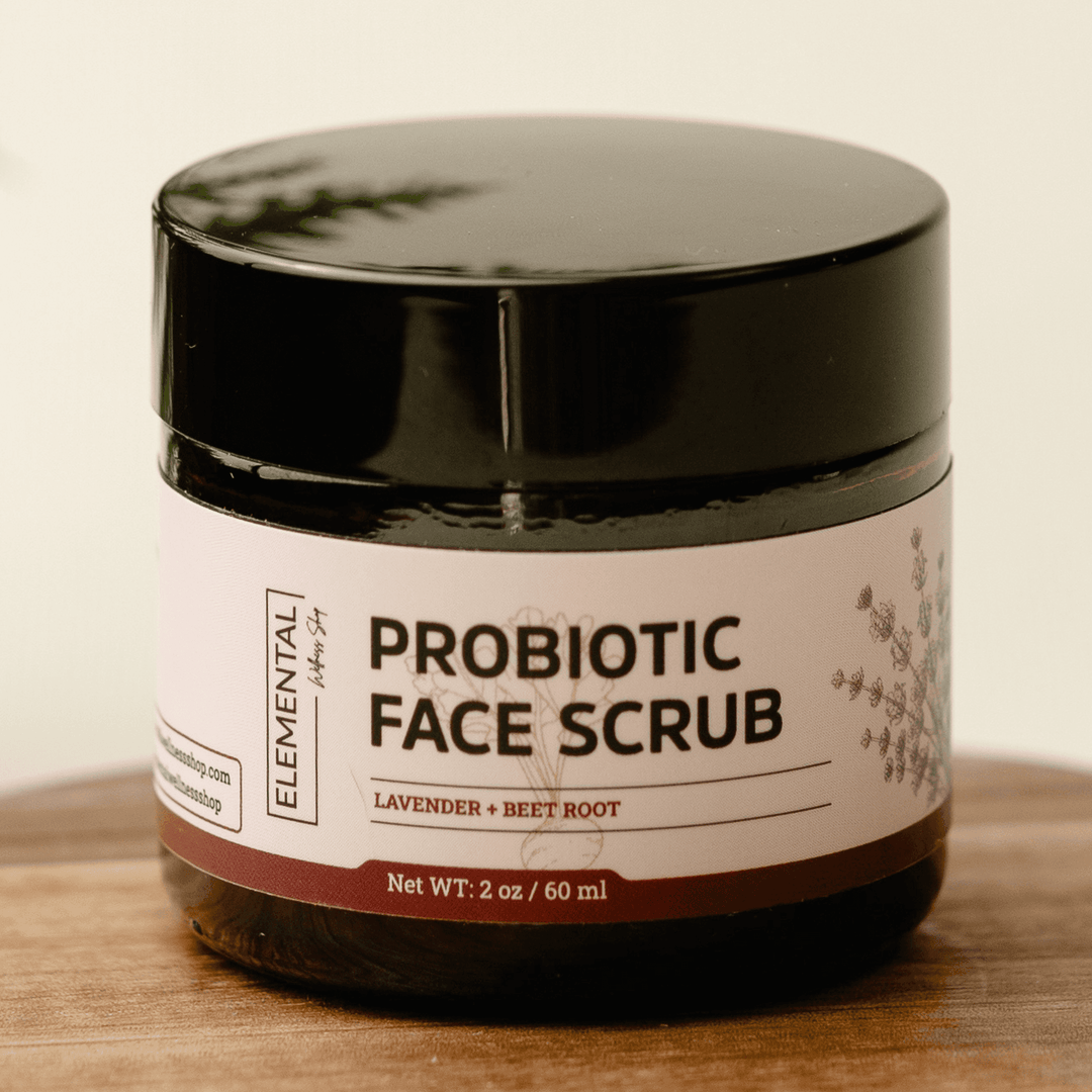 Probiotic Face Scrub natural exfoliator gentle face care