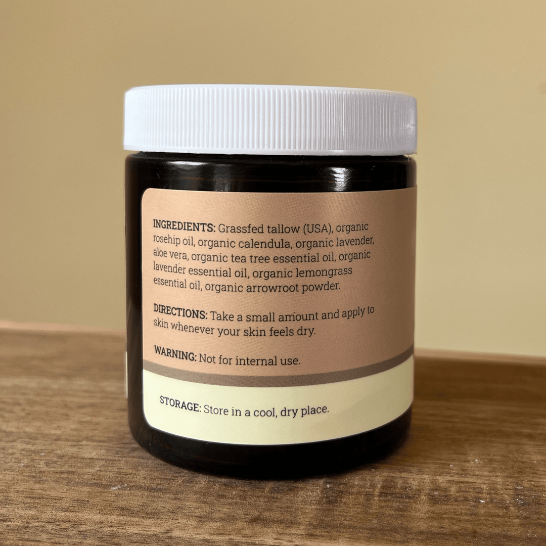Whipped Tallow Balm natural tallow moisturizer for skin