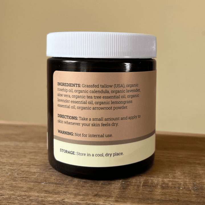 Whipped Tallow Balm natural tallow moisturizer for skin