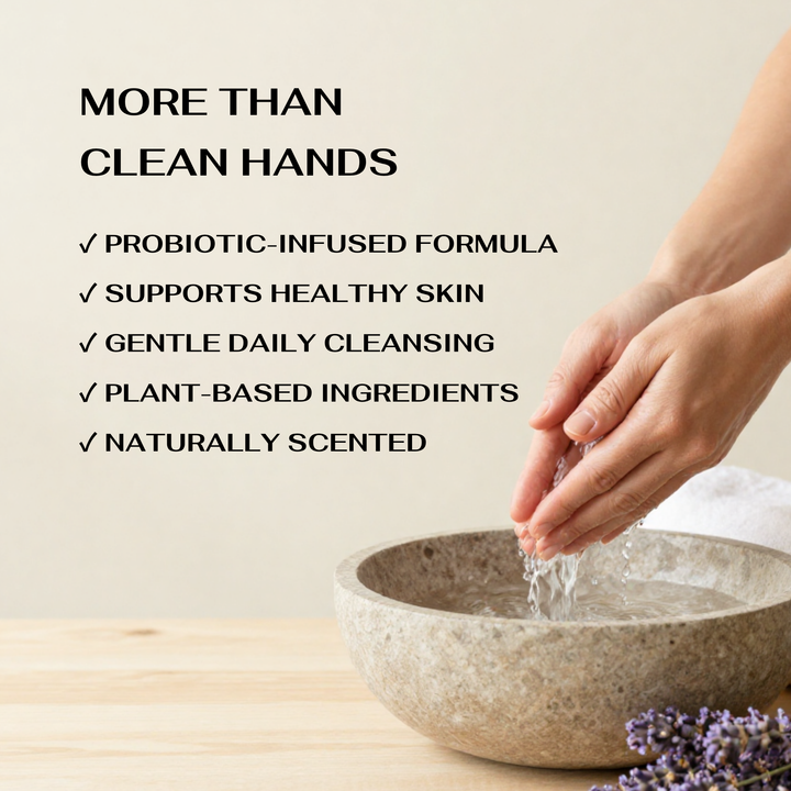 Probiotic Hand Soap eco-friendly hand wash with probiotics for non-toxic daily hand care