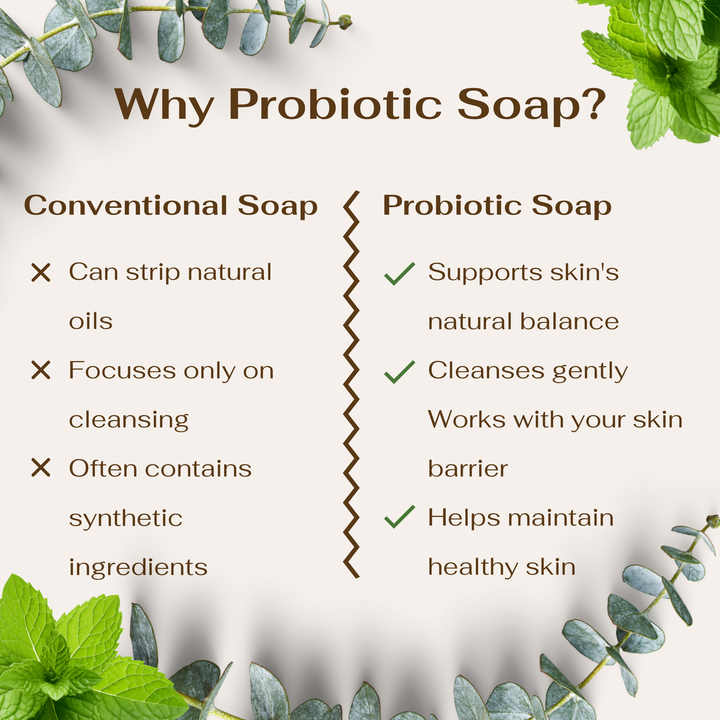 Probiotic Hand Soap plant-based liquid cleanser with probiotics for clean, soft, and nourished hands