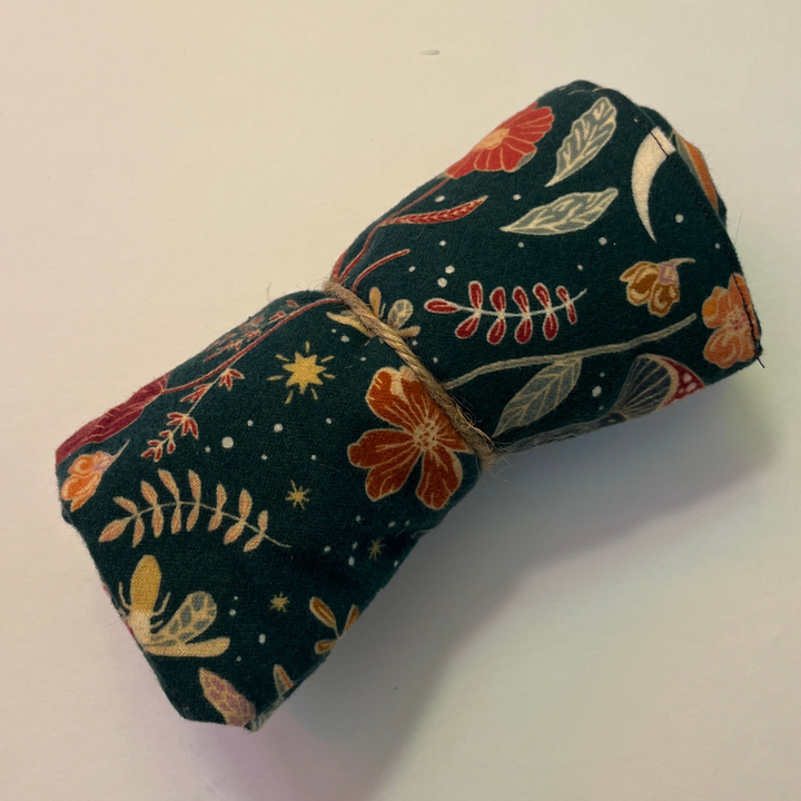 Cotton Flannel Castor Oil Pack reusable natural fabric wrap designed for traditional castor oil pack therapy use