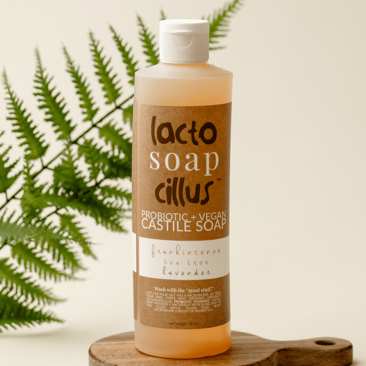 Frankincense Tea Tree & Lavender / 16 oz Liquid Castile Soap