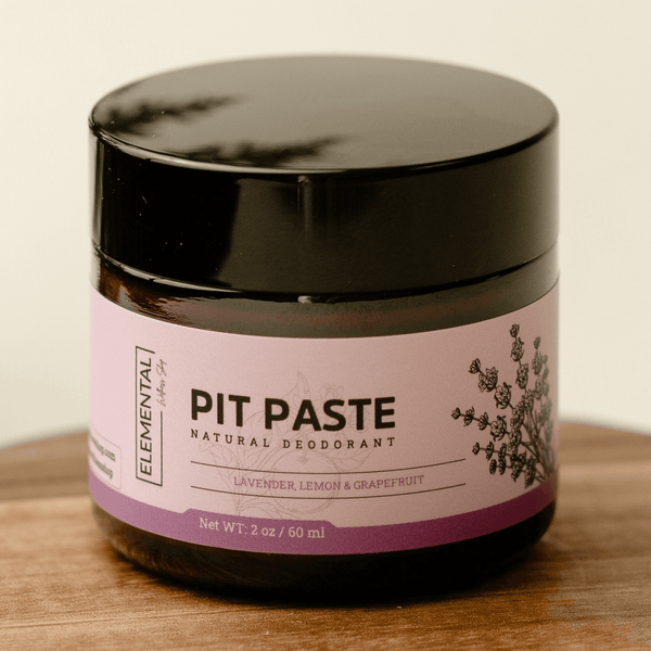 Grapefruit + Lavender + Lemon Pit Paste | All Natural Deodorant
