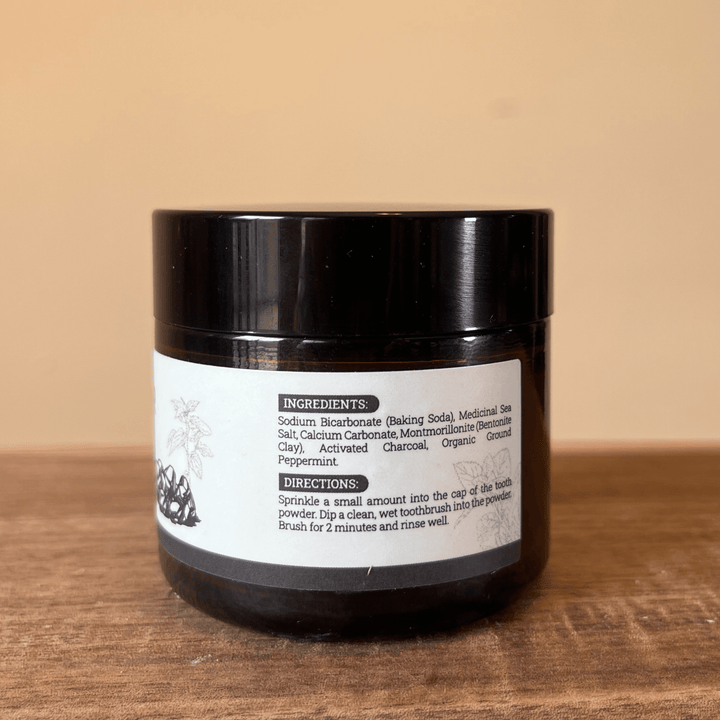 Herbal Remineralizing Tooth Powder natural fluoride-free care