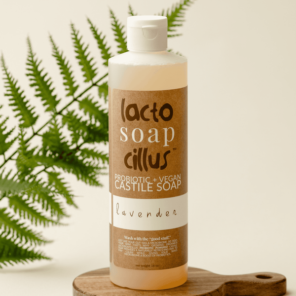 Probiotic Castile Soap natural plant-based liquid soap infused with beneficial probiotics for gentle daily cleansing