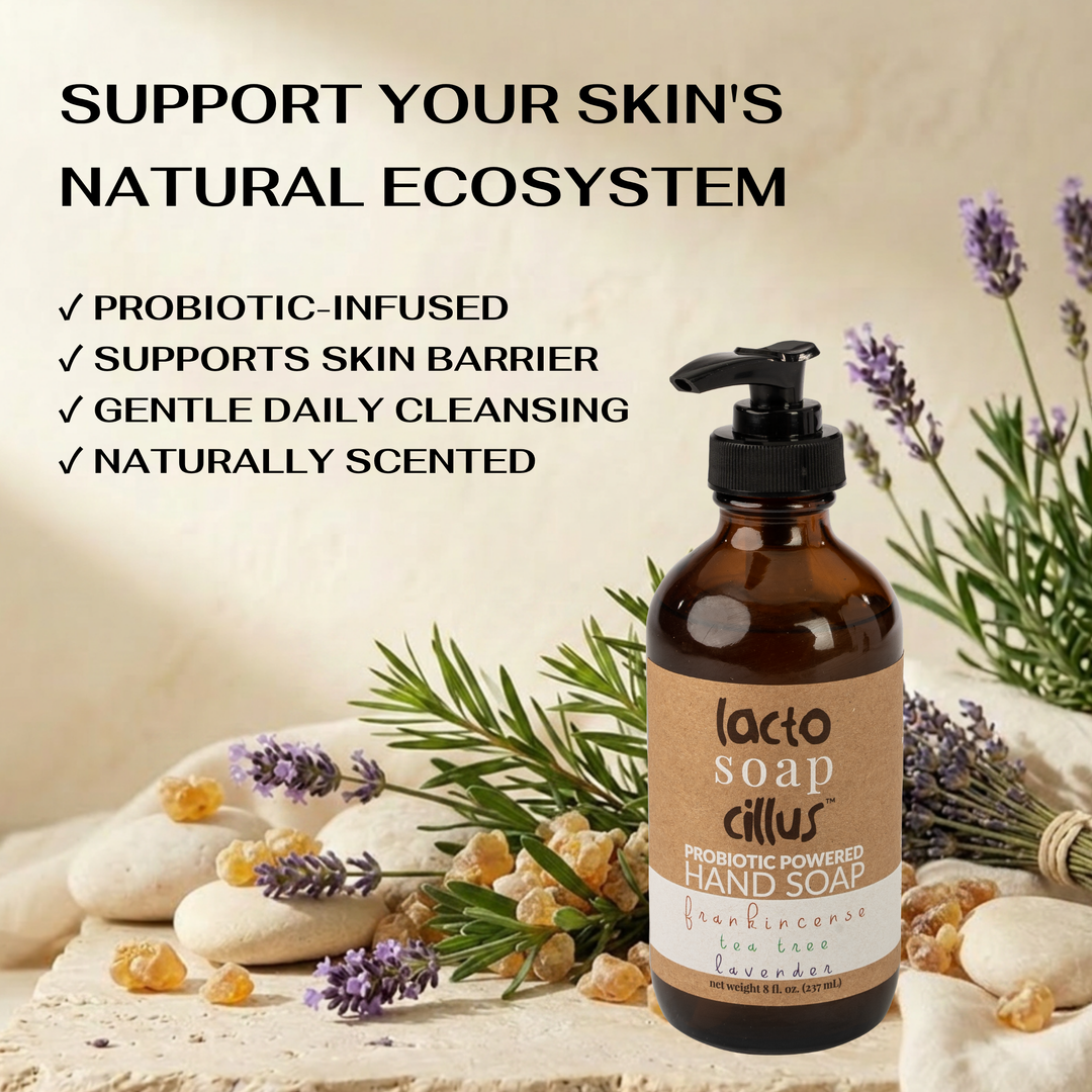 Probiotic Hand Soap plant-based hand wash designed for gentle cleansing and long-term skin health support