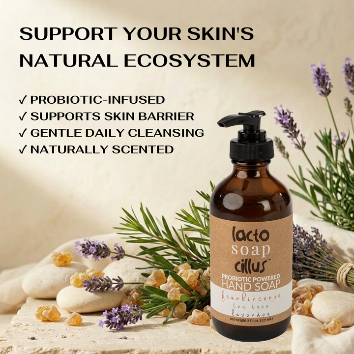 Probiotic Hand Soap plant-based hand wash designed for gentle cleansing and long-term skin health support