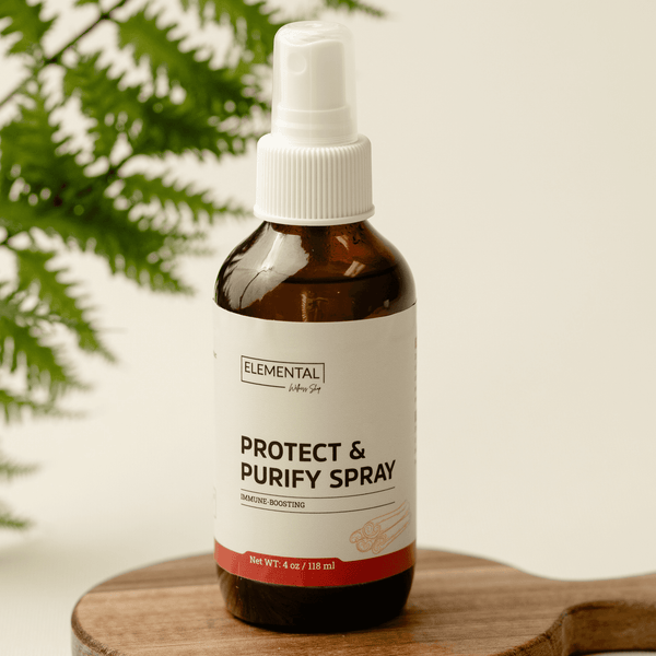 Protect & Purify Spray with powerful essential oil blend inspired by traditional cleansing botanicals for everyday home freshness