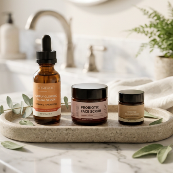 natural skin care bundle with probiotics