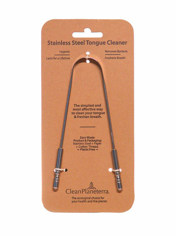 Stainless Steel Tongue Scraper for daily oral hygiene and fresh breath support