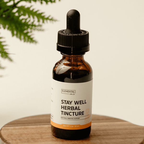 Stay Well Herbal Tincture natural botanical extract blend crafted to support daily wellness and vitality