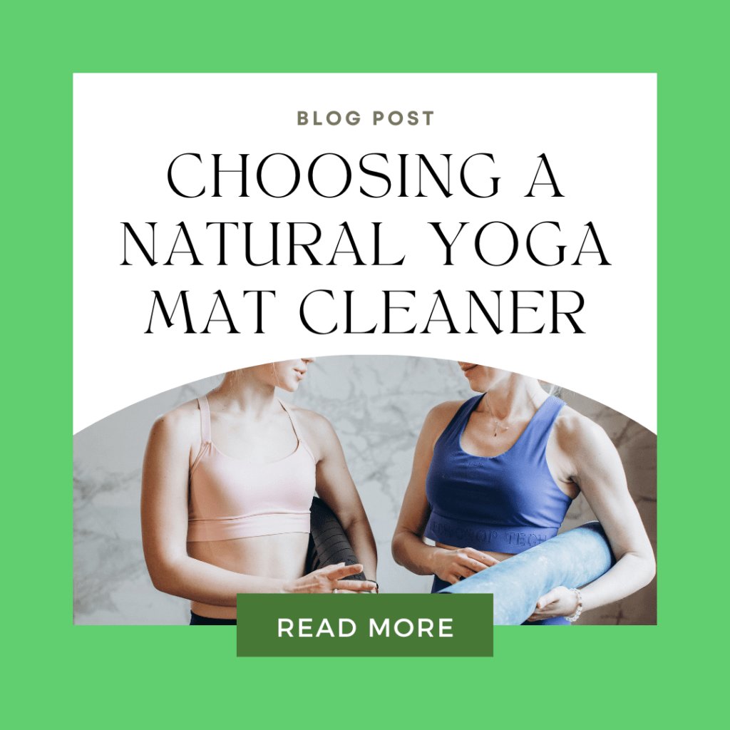 choosing a natural yoga mat cleaner